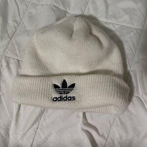 Adidas Classic White Knit Beanie